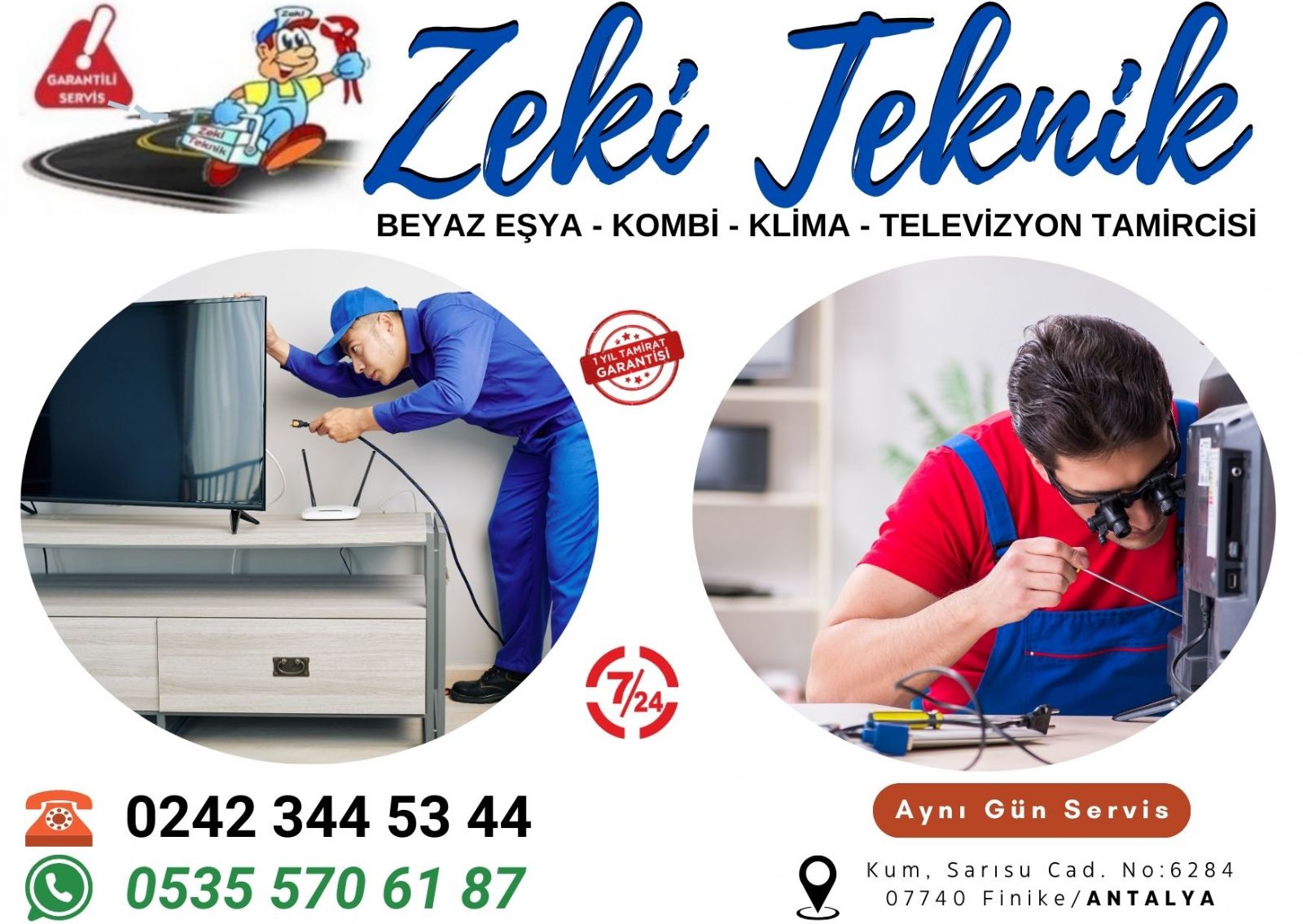 Finike Televizyon Tamircisi